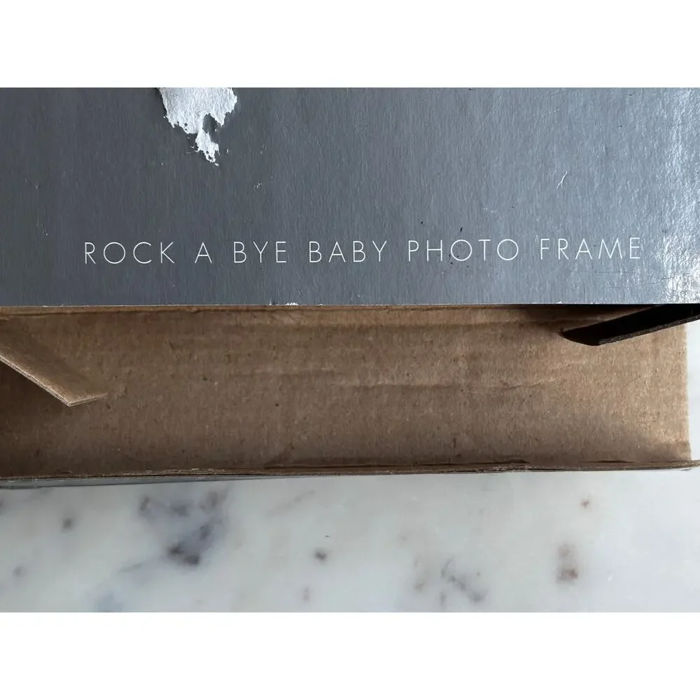 NWT Royal Limited Silver Rock a Bye Baby Rocking Horse Photo Frame w/ Box